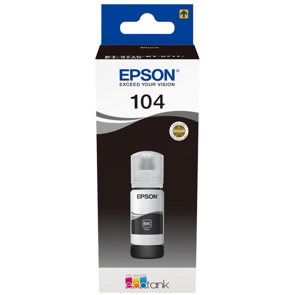 Original Epson C13T00P140 / 104 Bouteille d'encre noire