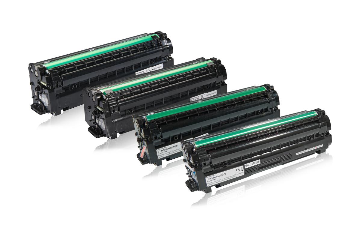Multipack compatible avec Samsung / HP CLTK503LELS / K503L contient 4x Cartouche toner