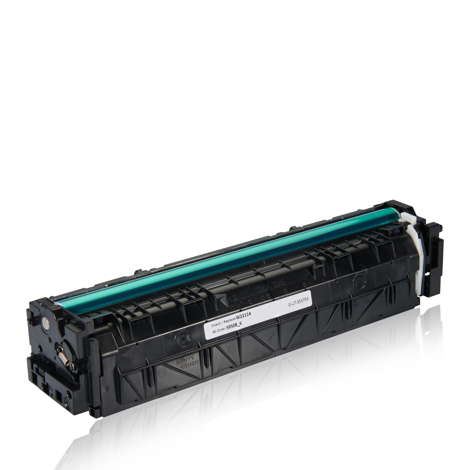 Alternative à HP W2211A / 207A Cartouche toner, cyan