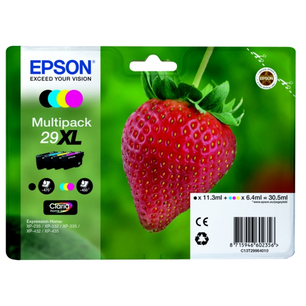 Original Epson C13T29964012 / 29XL Cartouche d'encre multi pack