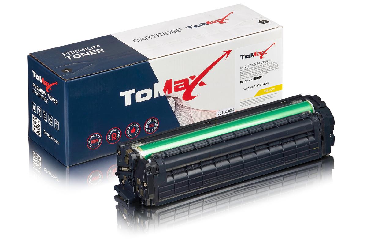 ToMax Premium alternative à Samsung / HP CLT-Y504S/ELS / Y504S Cartouche toner, jaune
