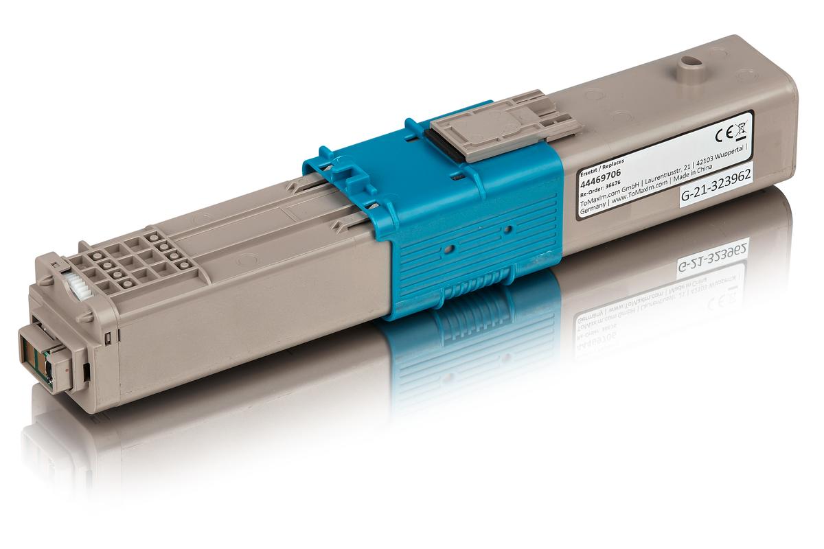 Alternative à OKI 44469706 Cartouche toner, cyan