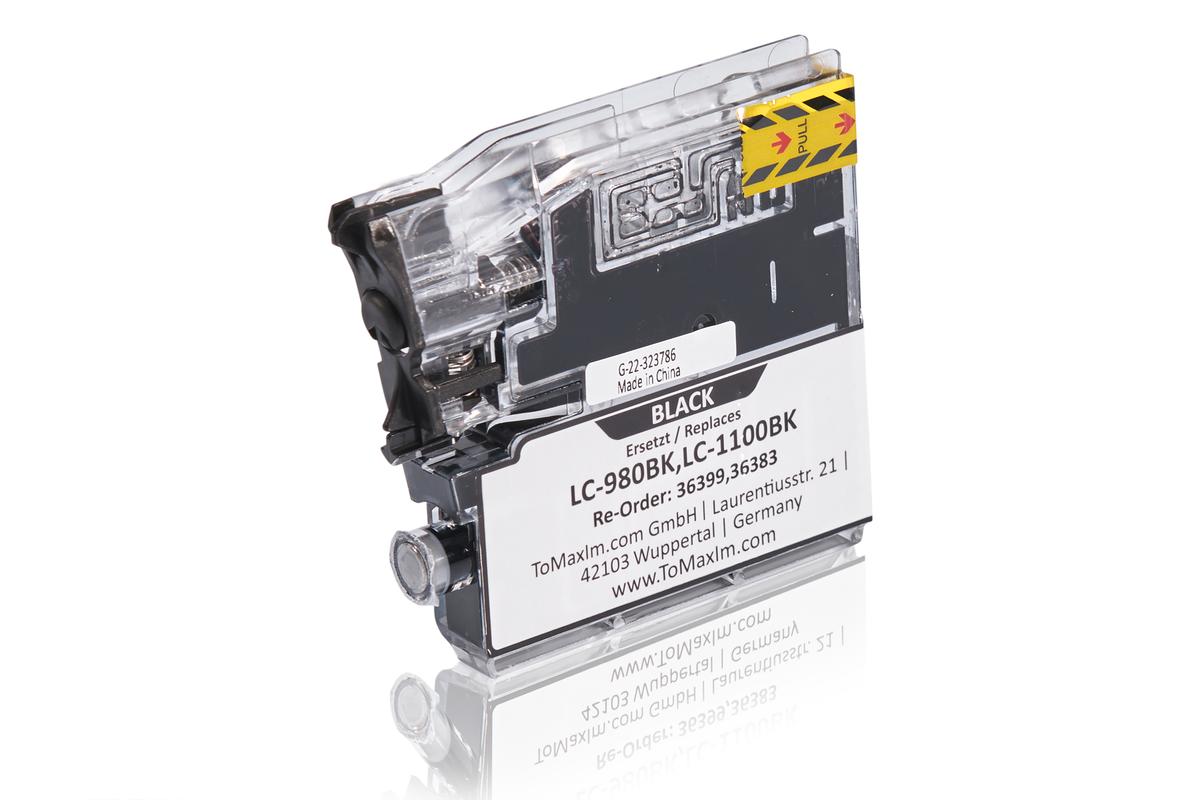 Alternative à Brother LC-980BK XXL Cartouche d'encre, noir