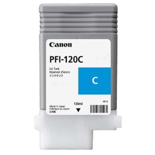 Original Canon 2886C001 / PFI120C Cartouche d'encre cyan