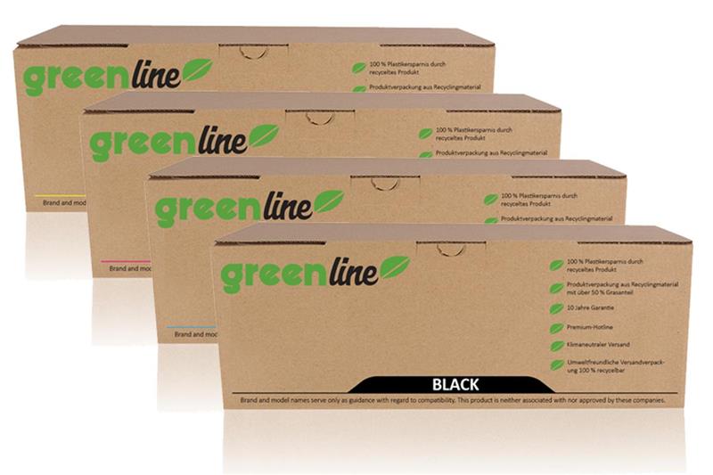 greenline multipack compatible avec Brother TN-426 BK contient 4x Cartouche toner
