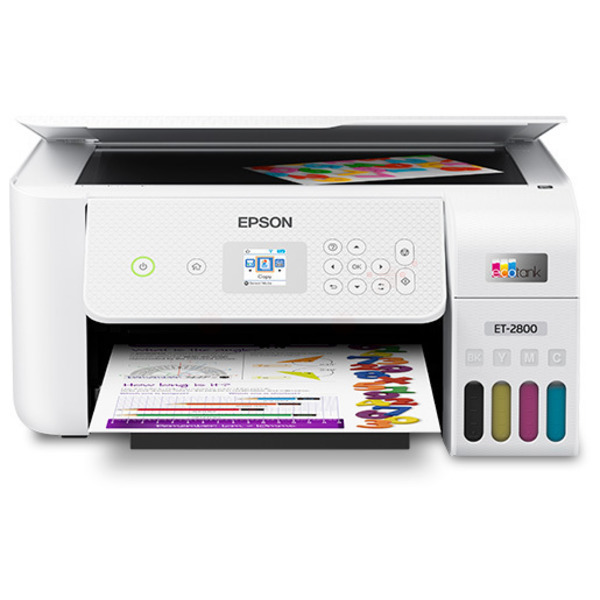 Epson EcoTank ET-2800 cartouches et toners au meilleur prix ✔️. Compatibles ou originaux ? Vous avez le choix ✔️. Comparez, commandez, économisez !