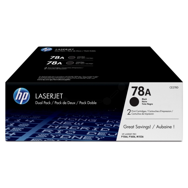 Original HP CE278AD / 78A Toner noir