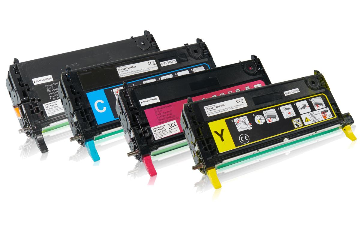 Multipack compatible avec Dell 200-51936 contient 4x Cartouche toner