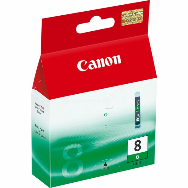 Original Canon 0627B001 / CLI8G Cartouche d'encre verte