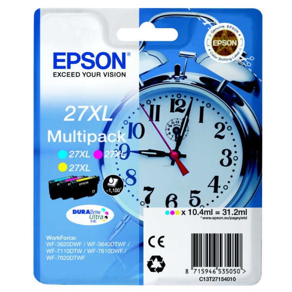 Original Epson C13T27154012 / 27XL Cartouche d'encre multi pack