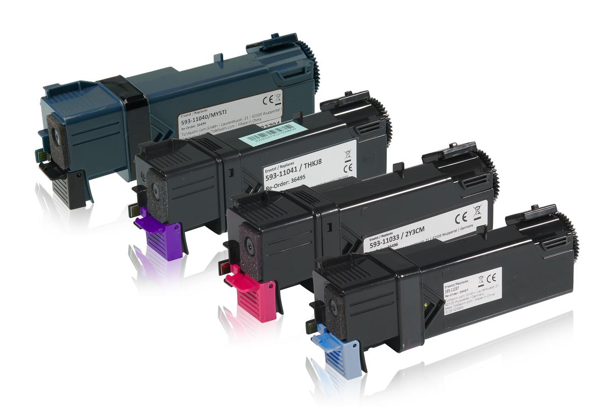 Multipack compatible avec Dell 59311040 / MY5TJ contient 4x Cartouche toner