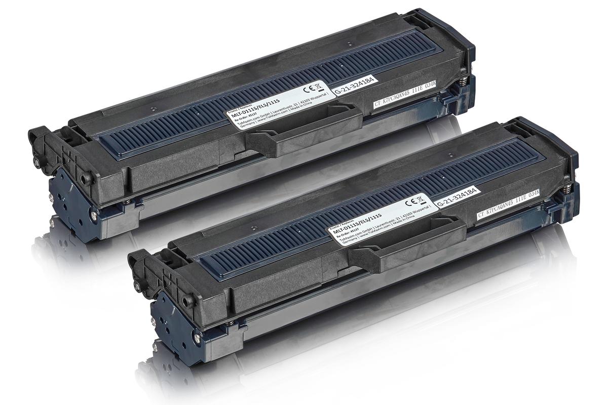 Set économique compatible avec Samsung / HP MLT-D 111 L/ELS / 111L contient 2x Cartouche toner