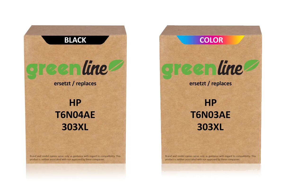 greenline multipack remplace HP N9K08AE / 304XL contient 2x Cartouche à tête d'impressio