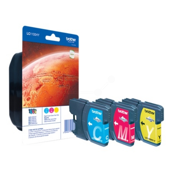 Original Brother LC1100HYRBWBPDR Cartouche d'encre multi pack