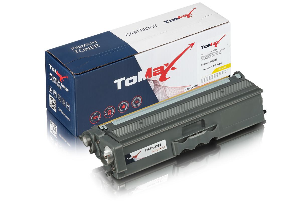 ToMax Premium alternative à Brother TN-423Y Cartouche toner, jaune