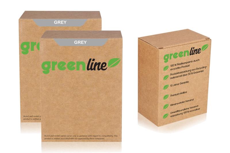 greenline set économique compatible avec Canon 6447B001 / CLI-551GYXL contient 2x Cartouche d'encre