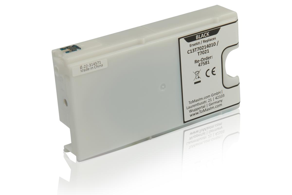 Alternative à Epson C13T70214010 / T7021 XL Cartouche d'encre, noir