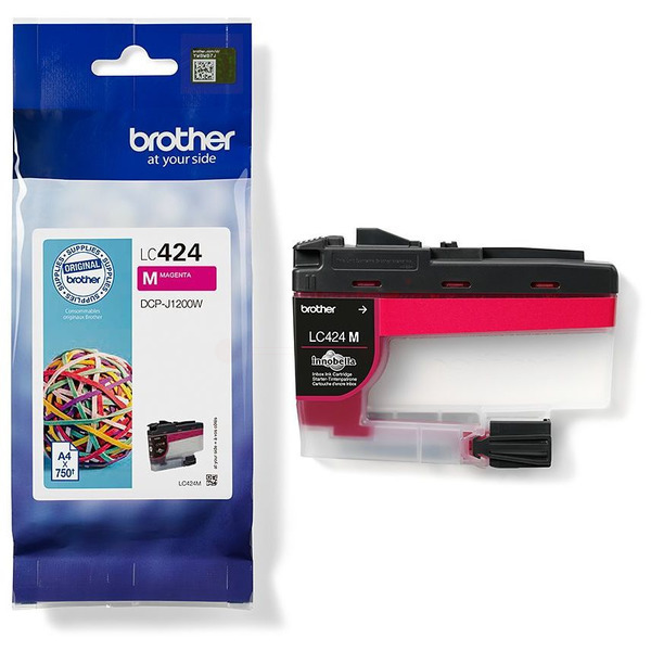 Original Brother LC424M Cartouche d'encre magenta