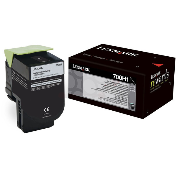 Original Lexmark 70C0H10 / 700H1 Toner noir