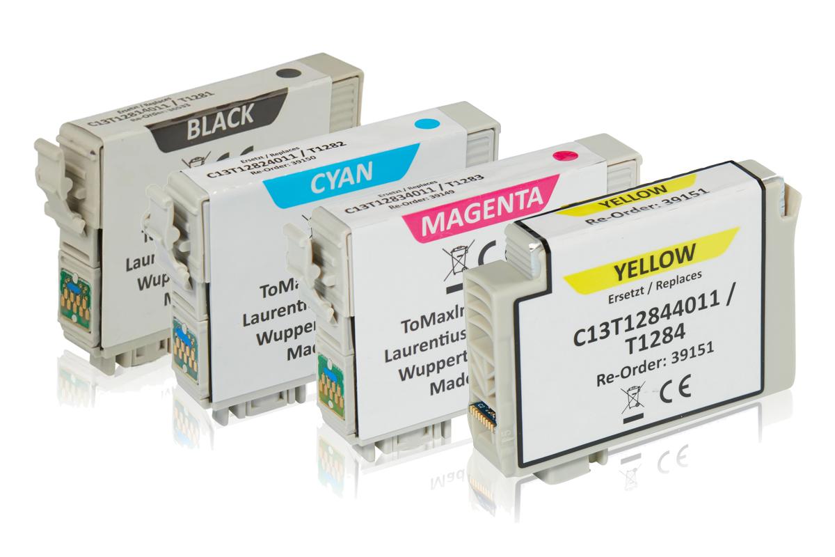 TonerPartenaire alternative à Epson C 13 T 12854012 / T1285 Cartouche d'encre, multipack