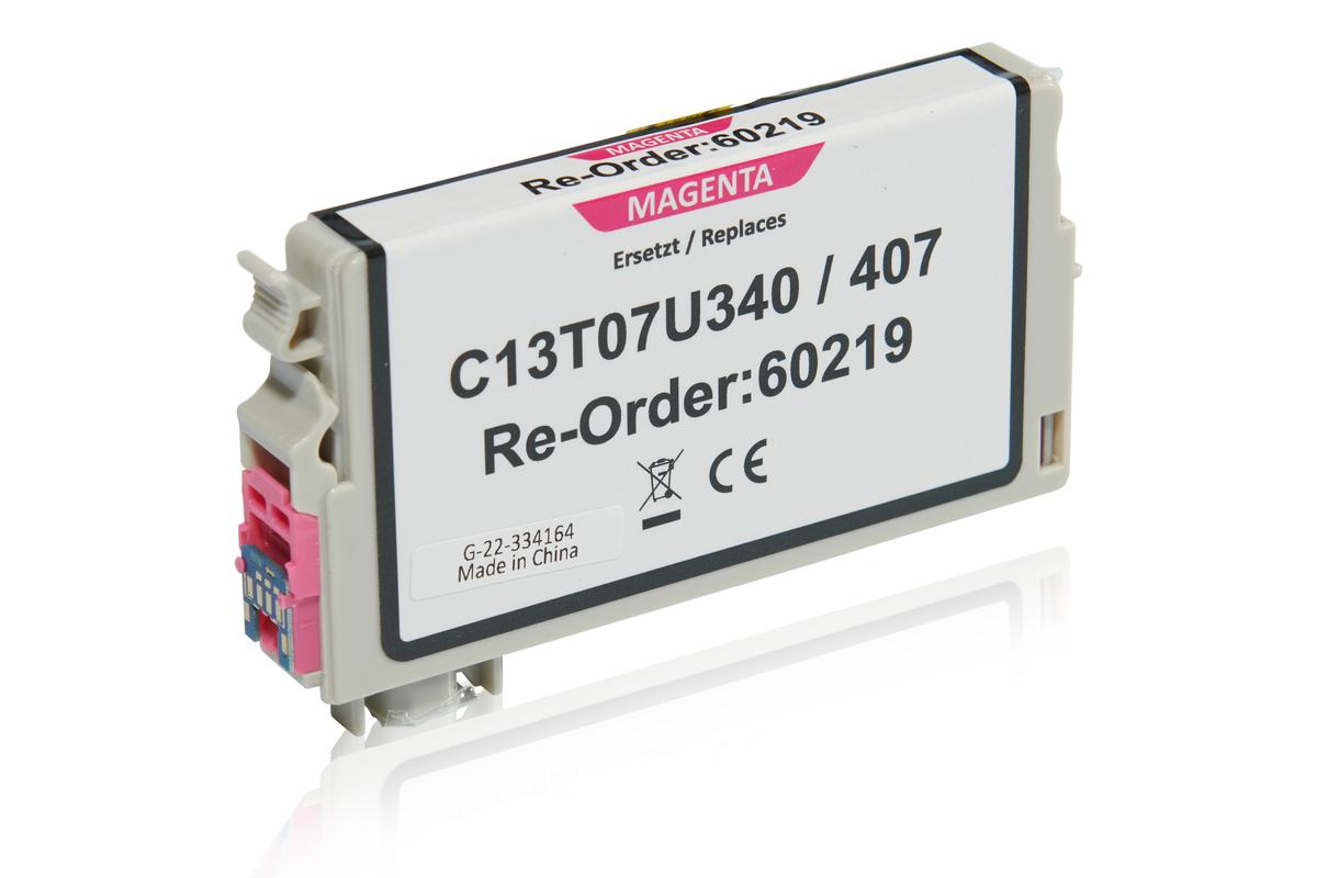 Alternative à Epson C13T07U340 / 407 Cartouche d'encre, magenta