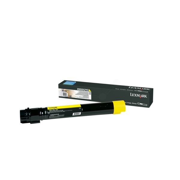 Original Lexmark X950X2YG Toner jaune