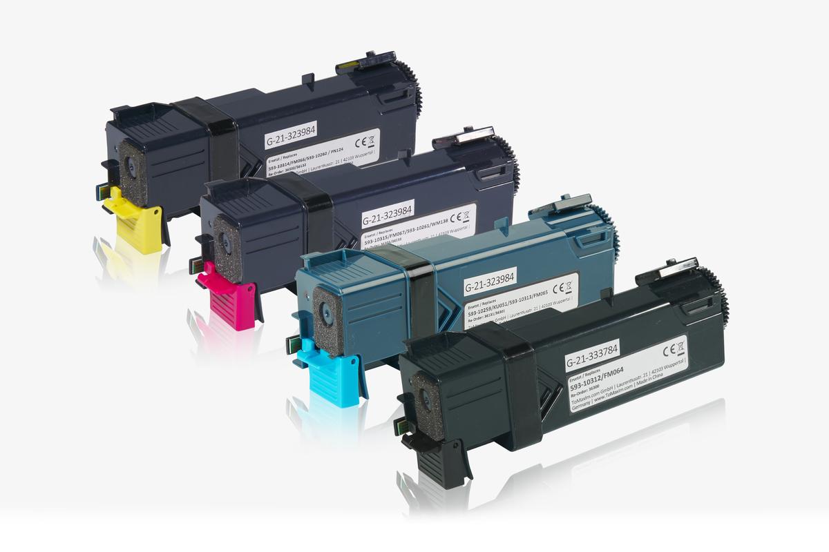 Multipack compatible avec Dell 2130 / 2135 contient 4x Cartouche toner