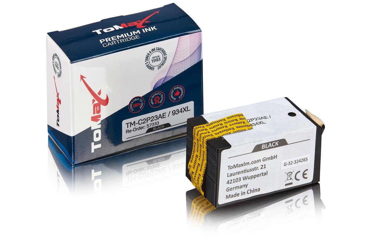 ToMax Premium alternative à HP C2P23AE / 934XL Cartouche d'encre, noir