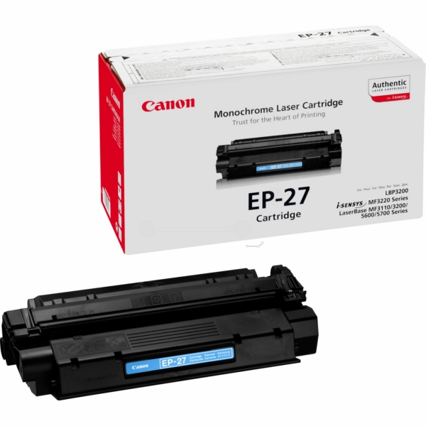 Original Canon 8489A002 / EP27 Toner noir