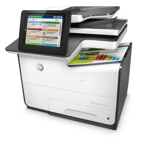 HP PageWide Enterprise Color Flow MFP 586 z cartouches et toners au meilleur prix ✔️. Compatibles ou originaux ? Vous avez le choix ✔️. Comparez, commandez, économisez !