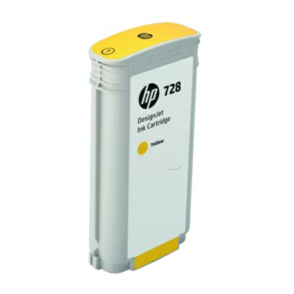 Original HP F9J65A / 728 Cartouche d'encre jaune