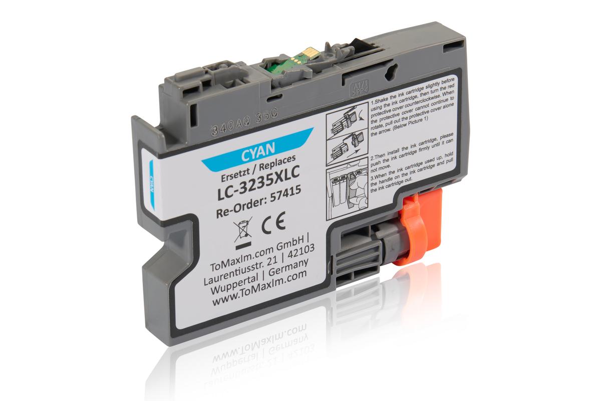 Alternative à Brother LC-3235XLC Cartouche d'encre, cyan