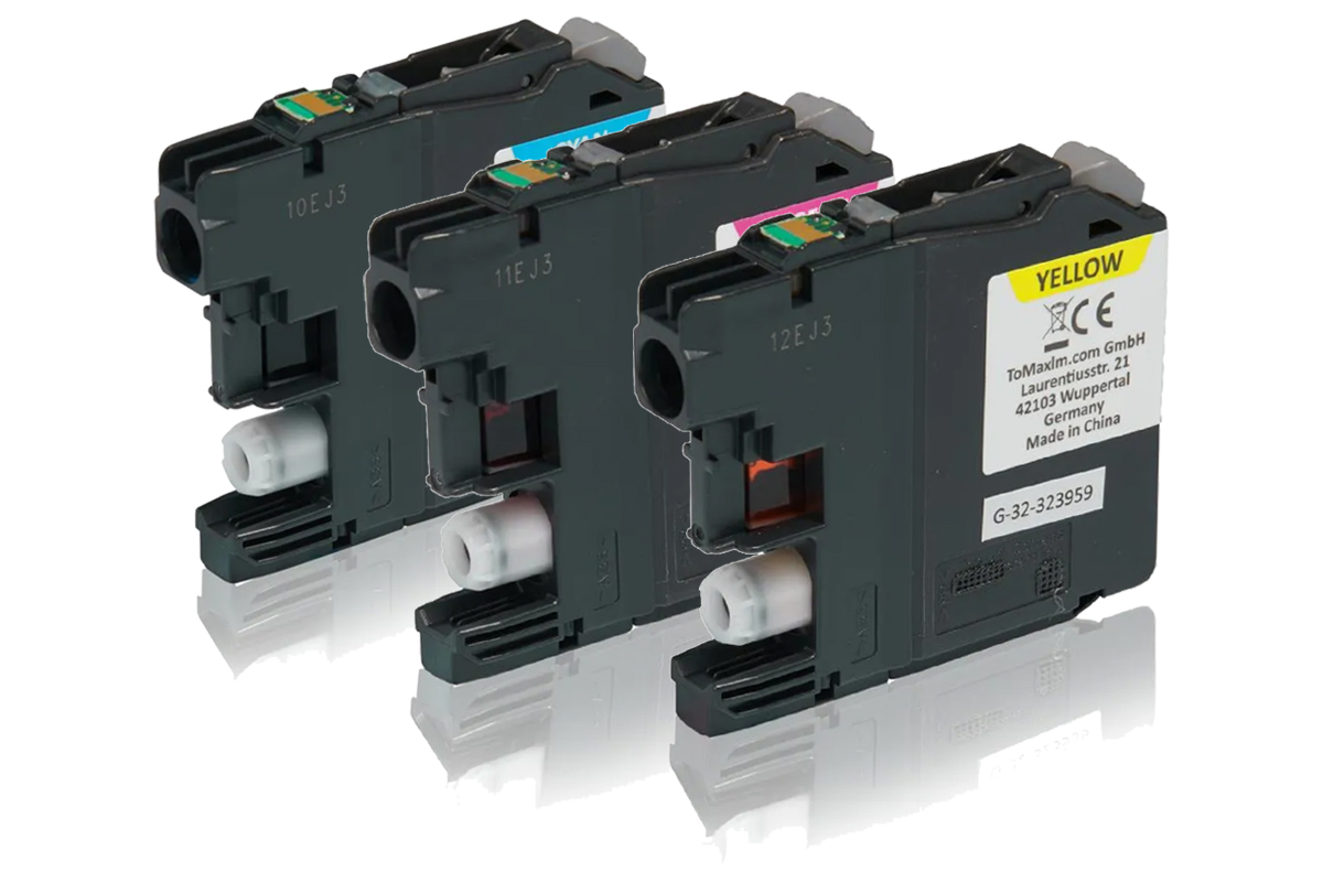 Multipack compatible avec Brother LC-125 XL RBWBP contient 3x Cartouche d'encre