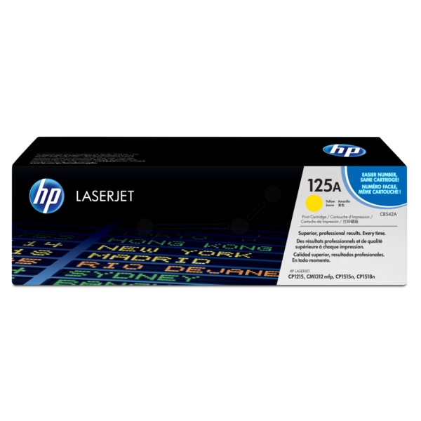Original HP CB542A / 125A Toner jaune