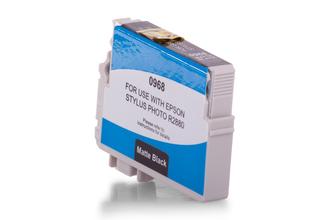 Alternative à Epson C13T09684010 / T0968 Cartouche d'encre, noir mat