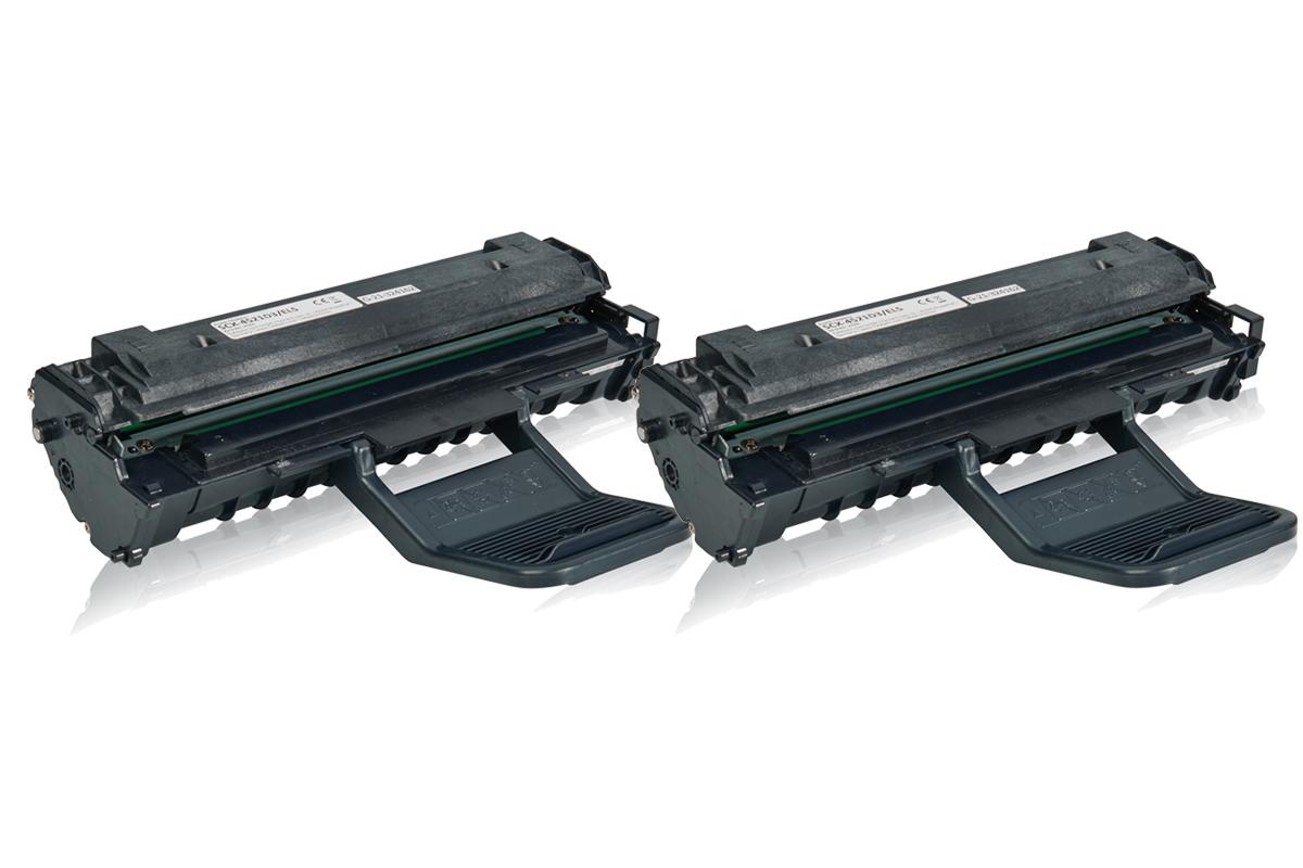 Set économique compatible avec Samsung SCX-4521 D3/ELS contient 2x Cartouche toner