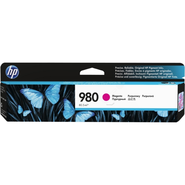Original HP D8J08A / 980 Cartouche d'encre magenta
