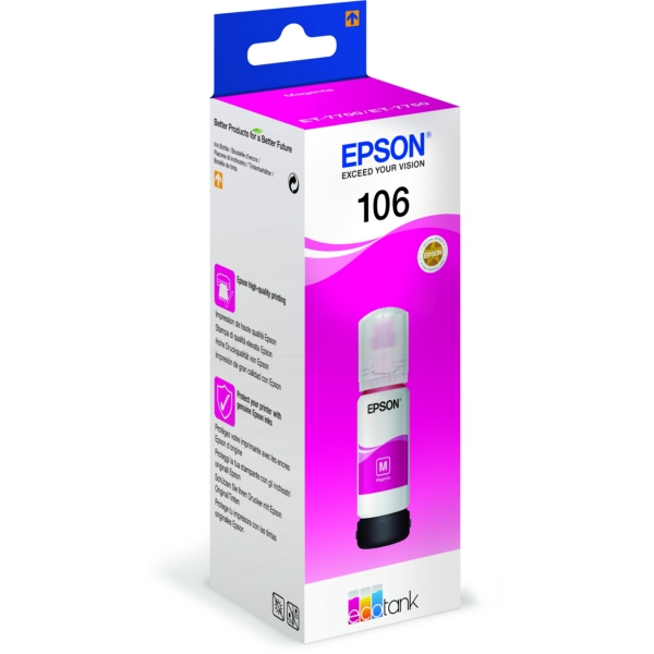 Original Epson C13T00R340 / 106 Bouteille d'encre magenta