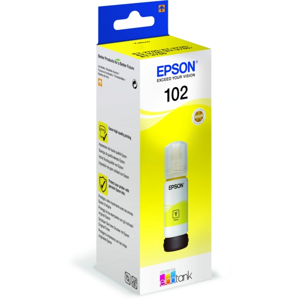 Original Epson C13T03R440 / 102 Bouteille d'encre jaune