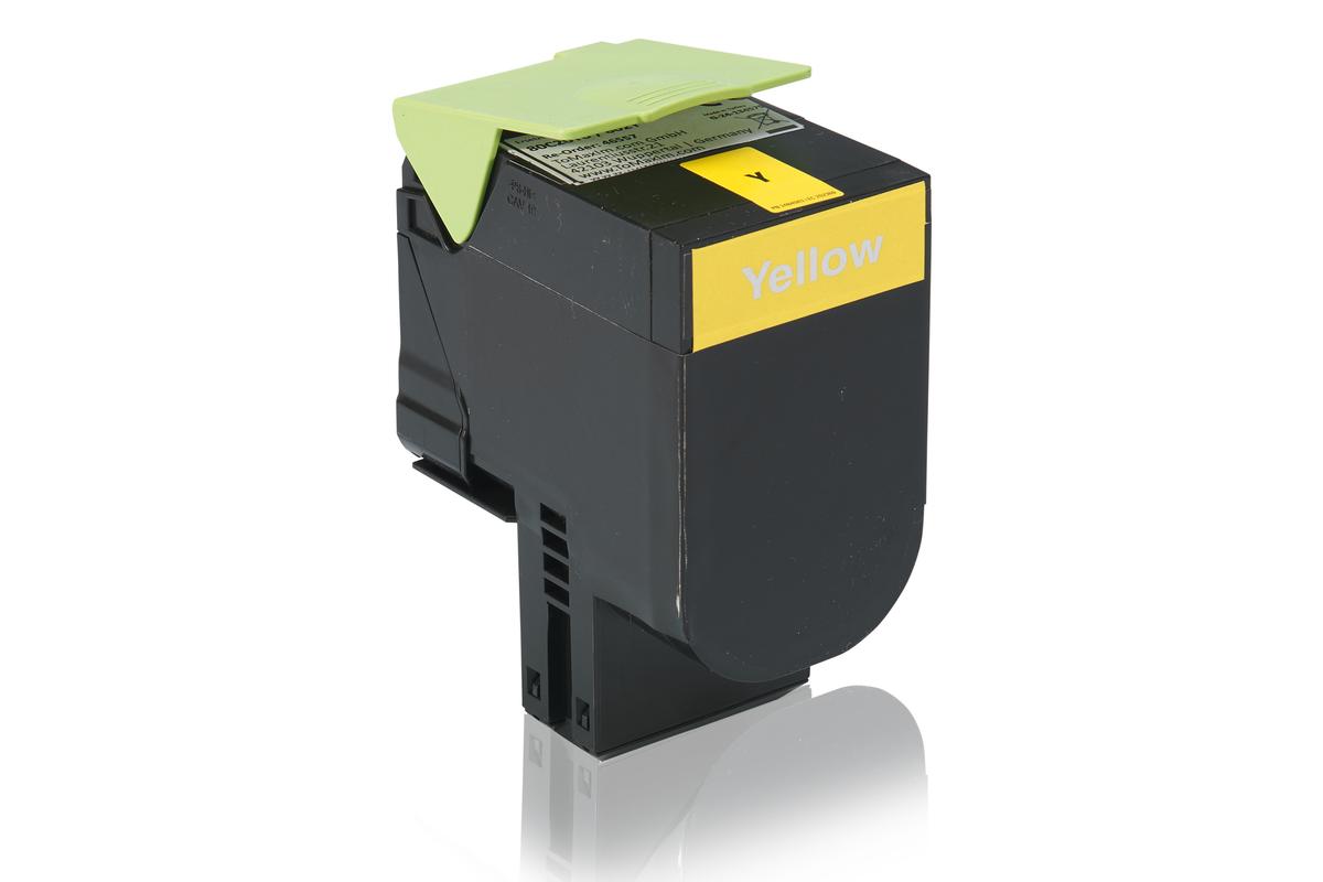 Alternative à Lexmark 80C20Y0 / 802Y Cartouche toner, jaune