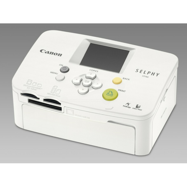 Canon Selphy CP 760 cartouches et toners au meilleur prix ✔️. Compatibles ou originaux ? Vous avez le choix ✔️. Comparez, commandez, économisez !