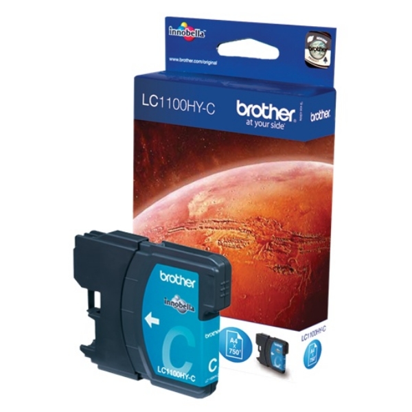Original Brother LC1100HYC Cartouche d'encre cyan
