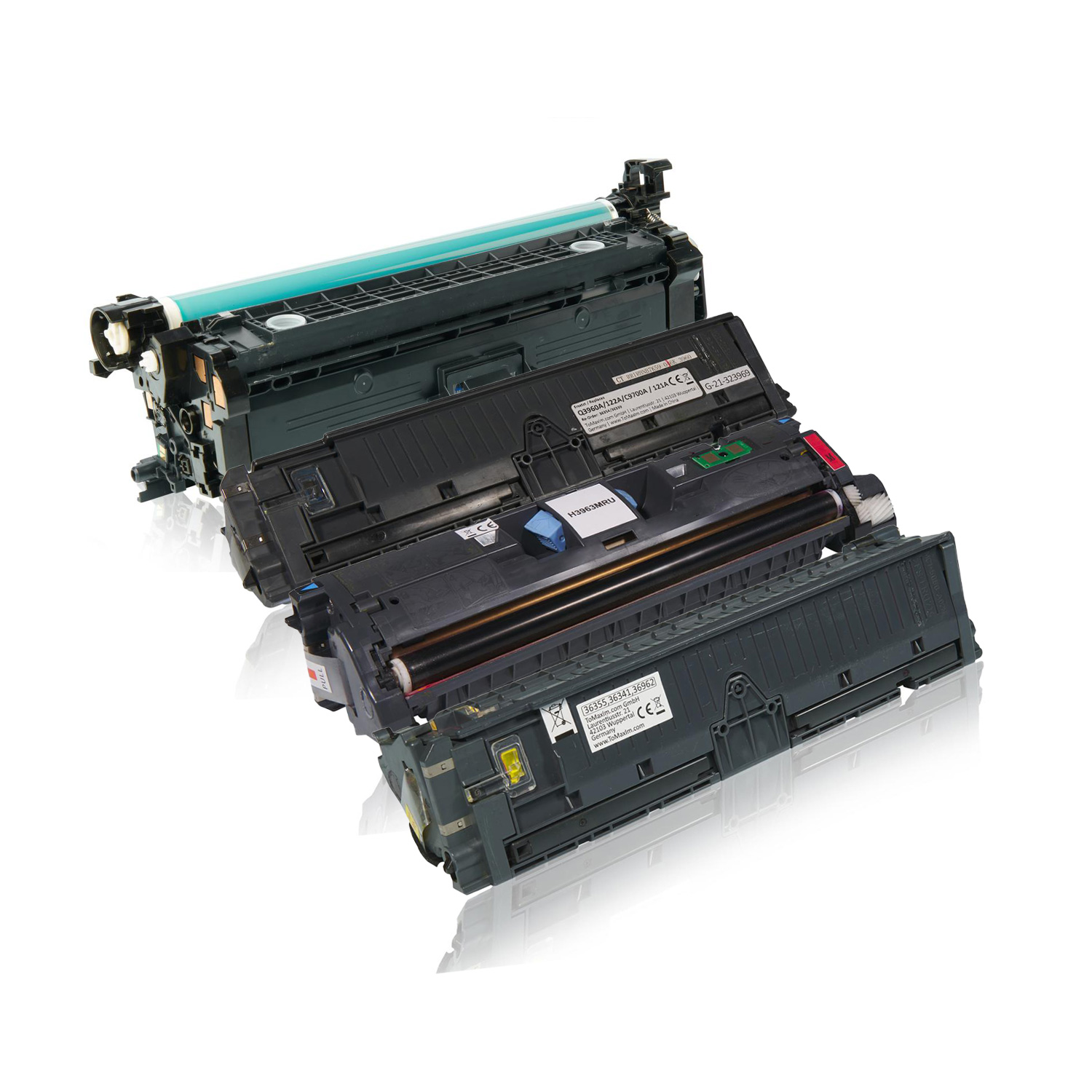 Multipack compatible avec HP Q3960A / 122A contient 1xBK, 1xC, 1xM, 1xY