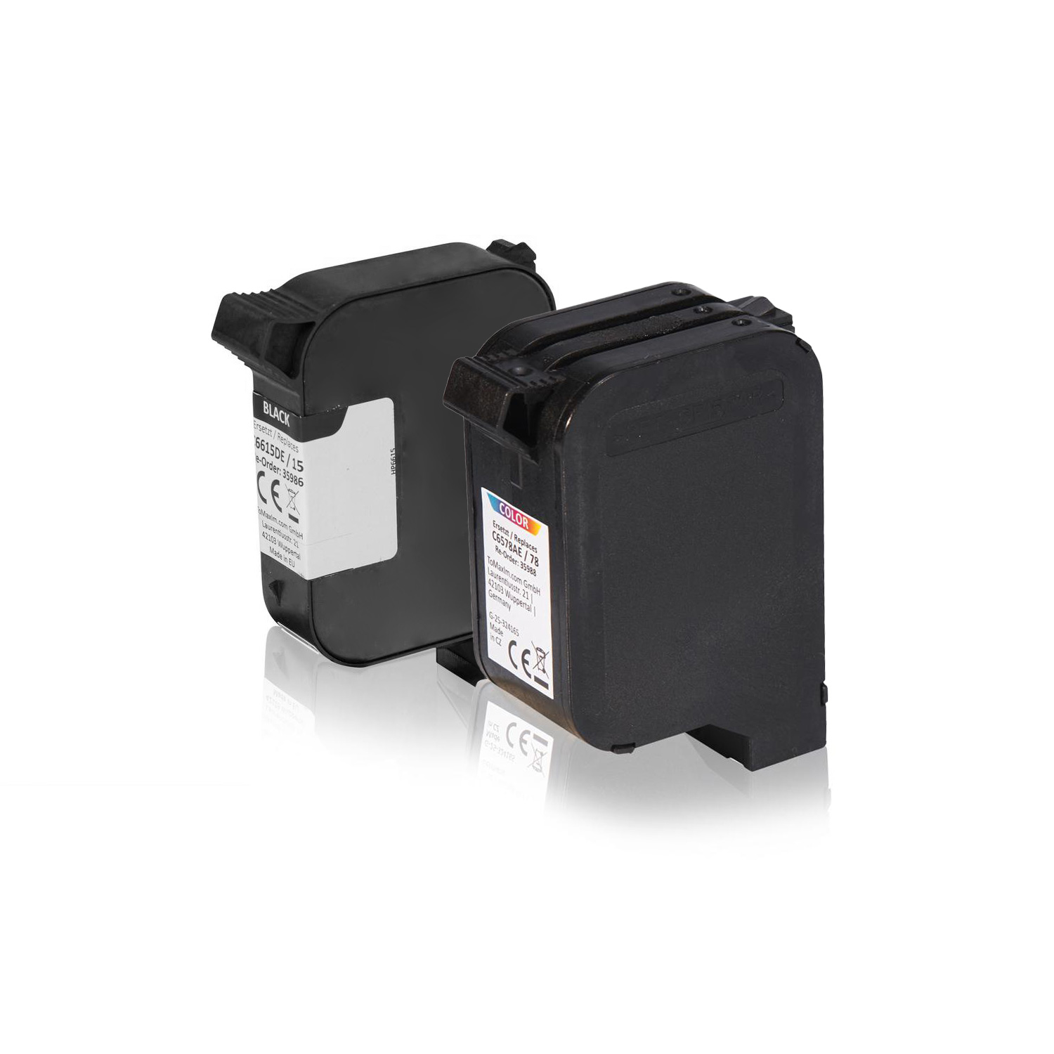 Multipack compatible avec HP C6615DE / 15 contient 1 x C 6615 DE / 15 cartouche d'impression, 1 x C 6578 AE / 78 cartouche d'impression