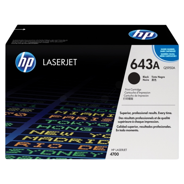 Original HP Q5950A / 643A Toner noir