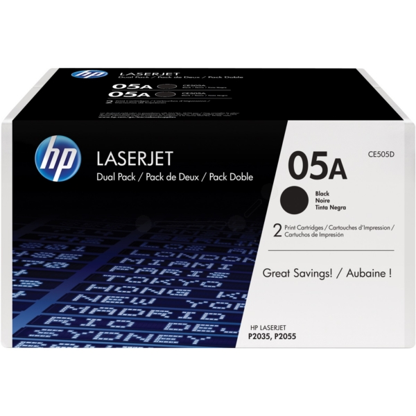 Original HP CE505D / 05A Toner noir