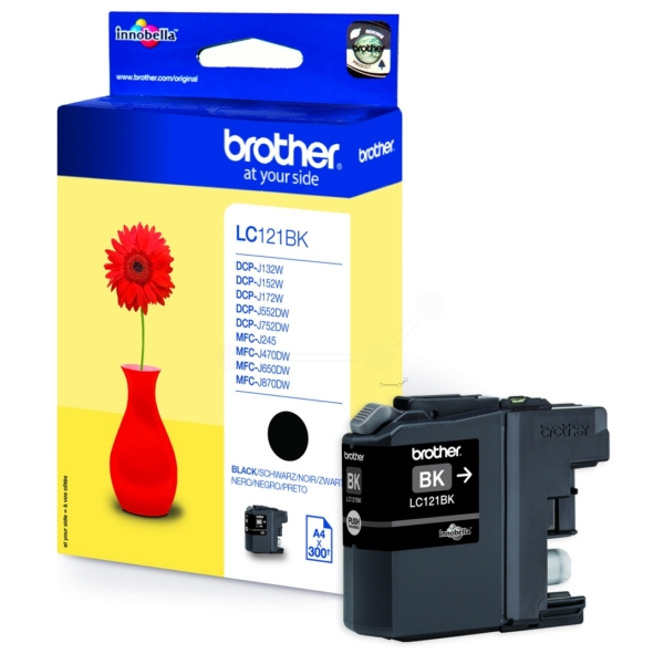 Original Brother LC121BK Cartouche d'encre noire
