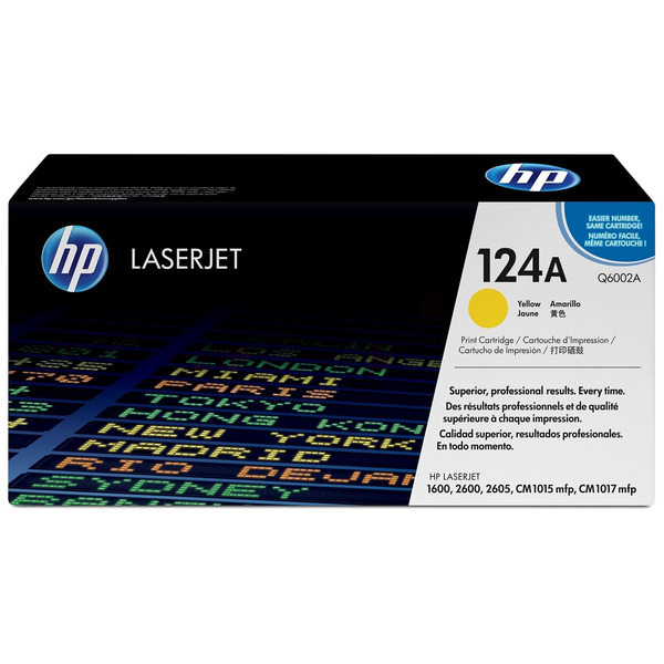Original HP Q6002A / 124A Toner jaune