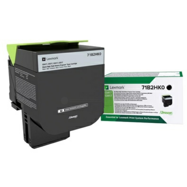 Original Lexmark 71B2HK0 Toner noir