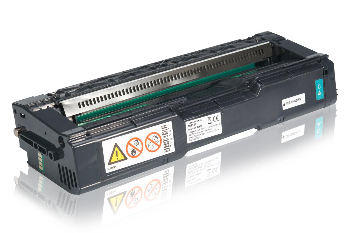 Alternative à Ricoh 407544 Cartouche toner, cyan